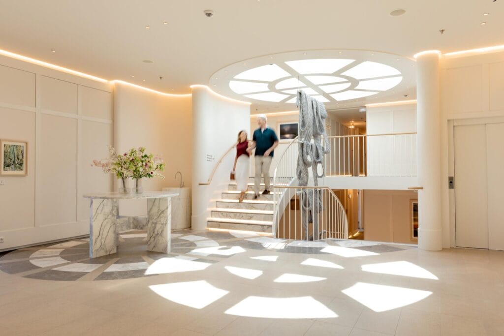 The lobby on APT Solara
