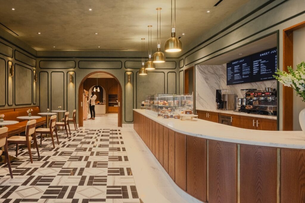 Sweet July Café, Regent Santa Monica Beach Hotel