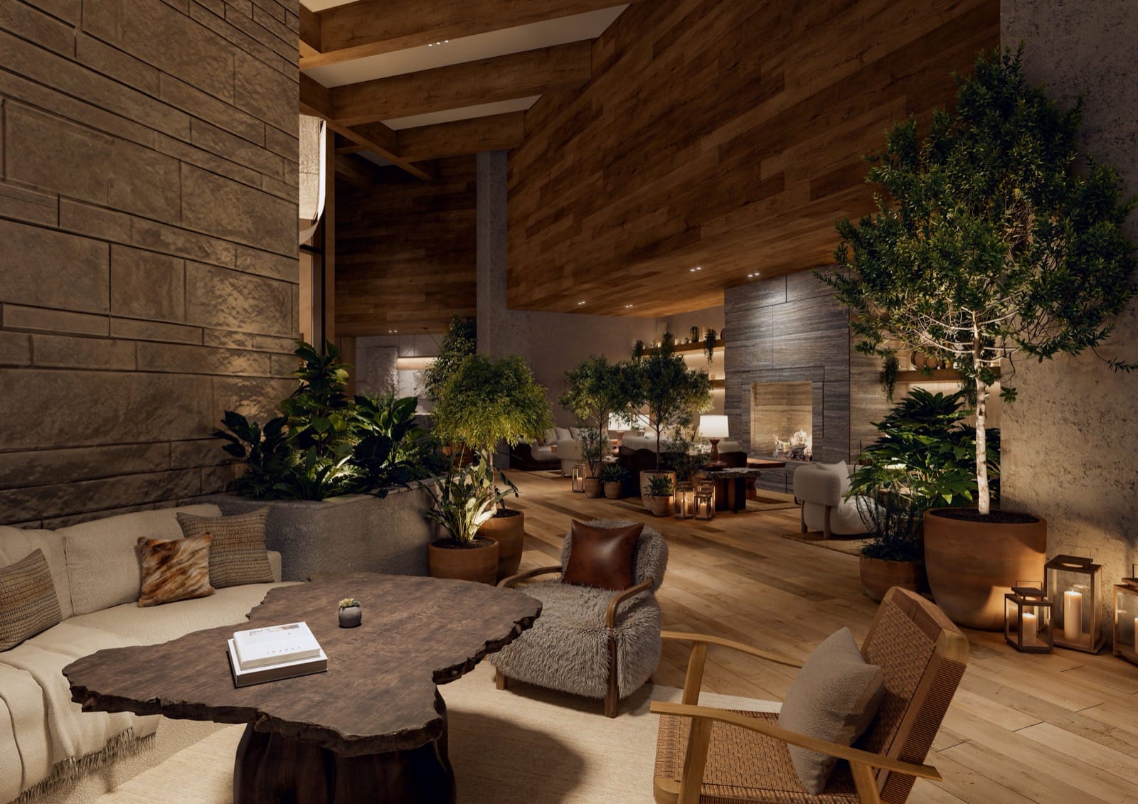 1 Hotel Austin | Lobby | Rendering courtesy of 1 Hotels