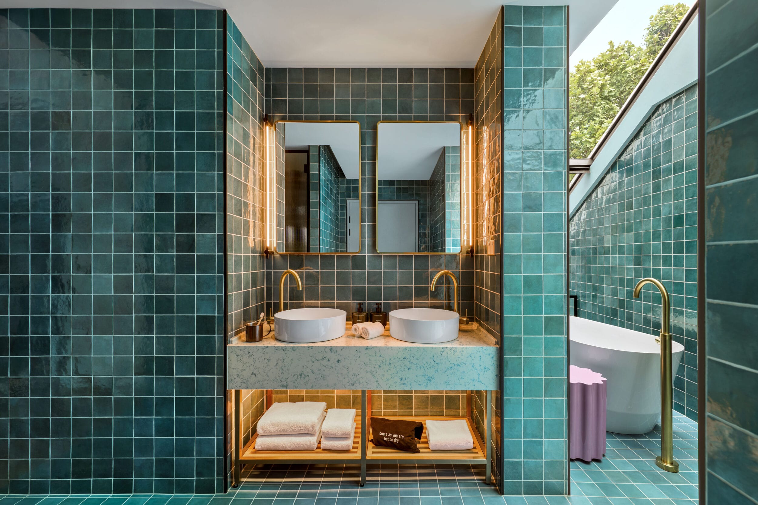 25hours Hotel The Olympia | Gigantic Dreamer Bathroom | Supplied