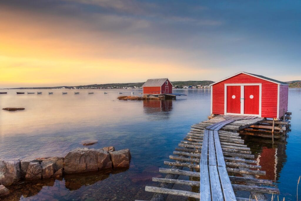 Fishing village of Tilting on Fogo Island