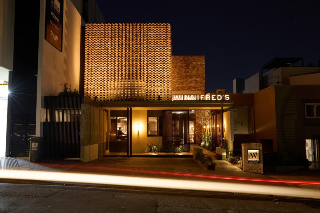 Winnifred's, a French bistro and champagne bar in Fortitude Valley, Queensland. Image credit: Israel Rivera