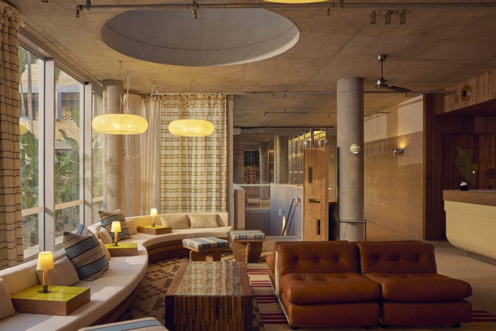 The Bonobo lobby lounge, Byron Bay. Credit: Sean Fennessy