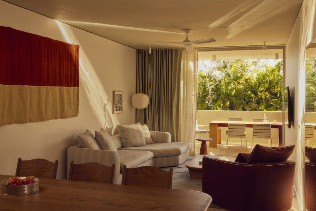 The Bonobo hotel residence interior, Byron Bay. Credit: Sean Fennessy