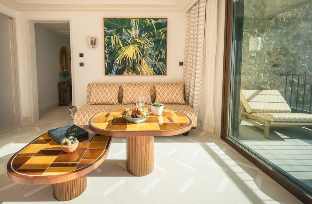 Mandarin Oriental Punta Negra Mallorca sea view suite bedroom. Credit: Mandarin Oriental