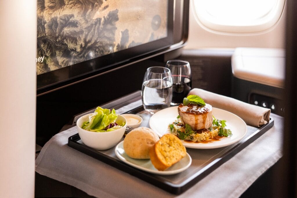 Cathay Pacific's Aria Suite business class
