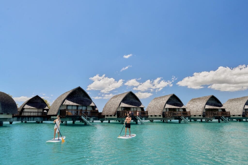 Luxe overwater bures at Fiji Marriott Resort Momi Bay