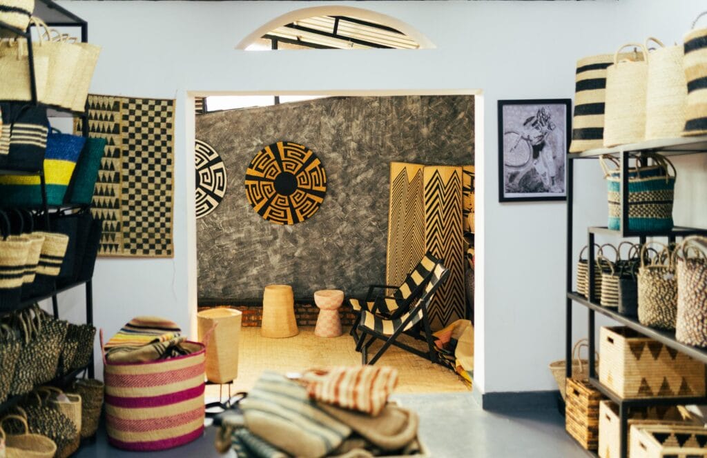 Irebe Basket Collection at Pinnacle Kigali. Photo Credit: Ariel Nyembo