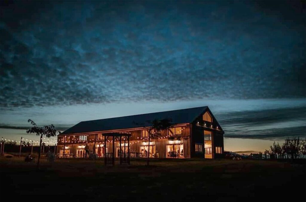 Mount Gnomon Farm barn in Penguin, Tasmania. Image credit: Astrid Simone