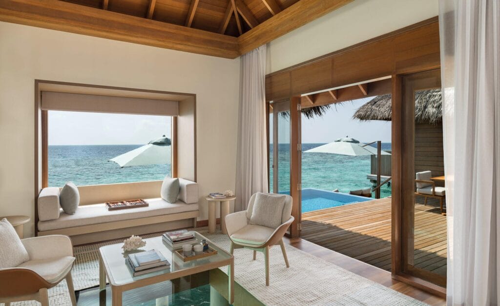 Ocean Bungalow with Pool at the Huvafen Fushi resort 