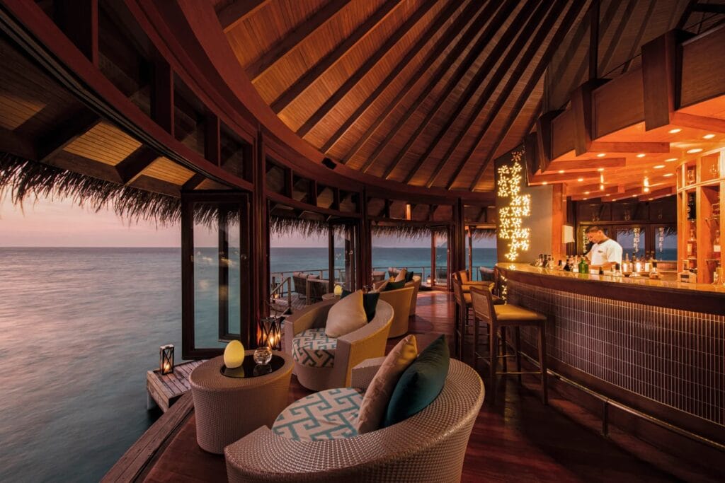Jing Bar at the Constance Halaveli resort. Photo Credit:  Constance Halaveli 