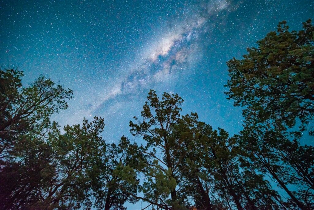 A view of the Milky Way galaxy from Arkaba Station in the Flinders Ranges, South Australia
