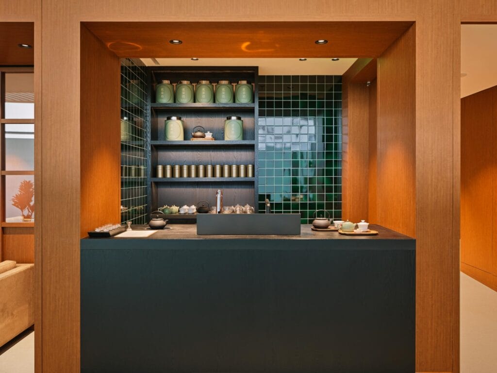 Teahouse - a first outside Hong Kong - where passengers can enjoy a range of premium teas