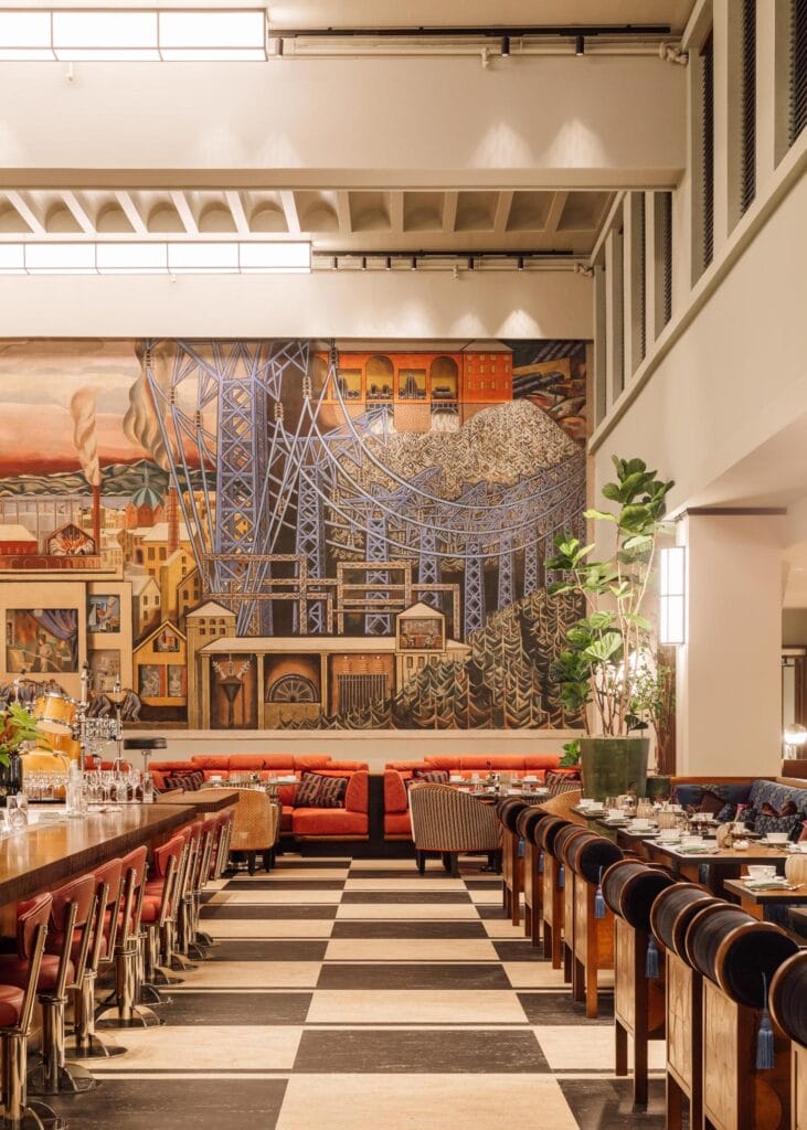 Ekspedisjonshallen restaurant and bar located within the Sommerro hotel