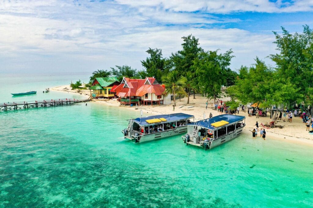 Coral Adventure Expedition remote landing at Tinabo Island