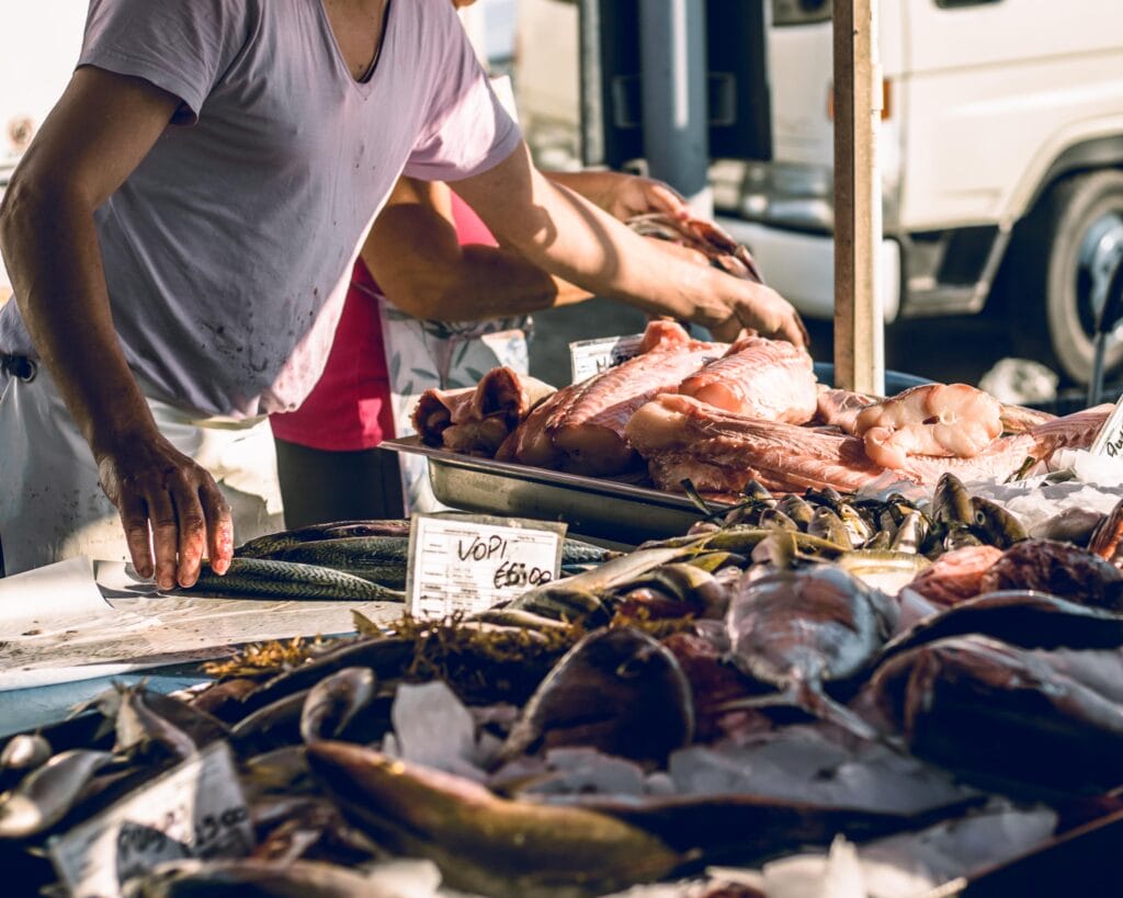 At Marsaxlokk Market, freshly caught fish reflects the enduring maritime traditions and authentic flavours of Malta