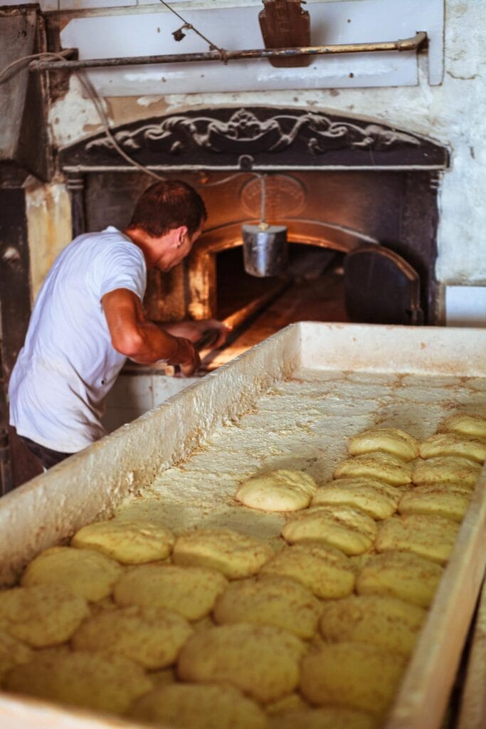 Traditional Maltese bakery work