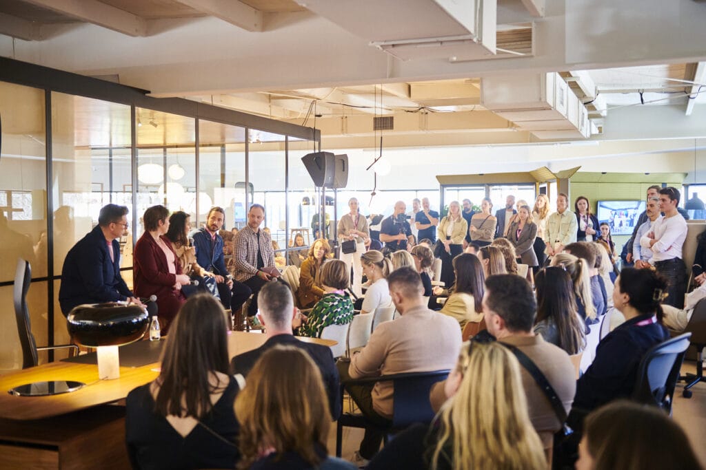 Attendees at a panel discussion during Saturday Indesign Sydney 2026