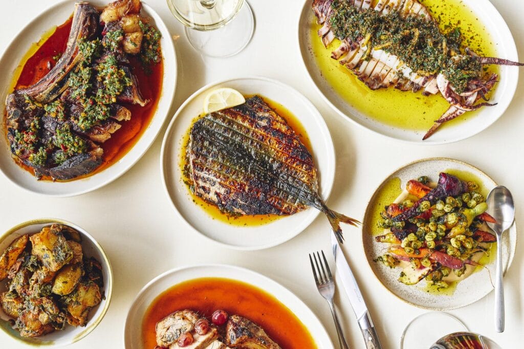 Sumptuous spread at the 25hours Hotel Sydney The Olympia. Photo Credit: Ethan Smart