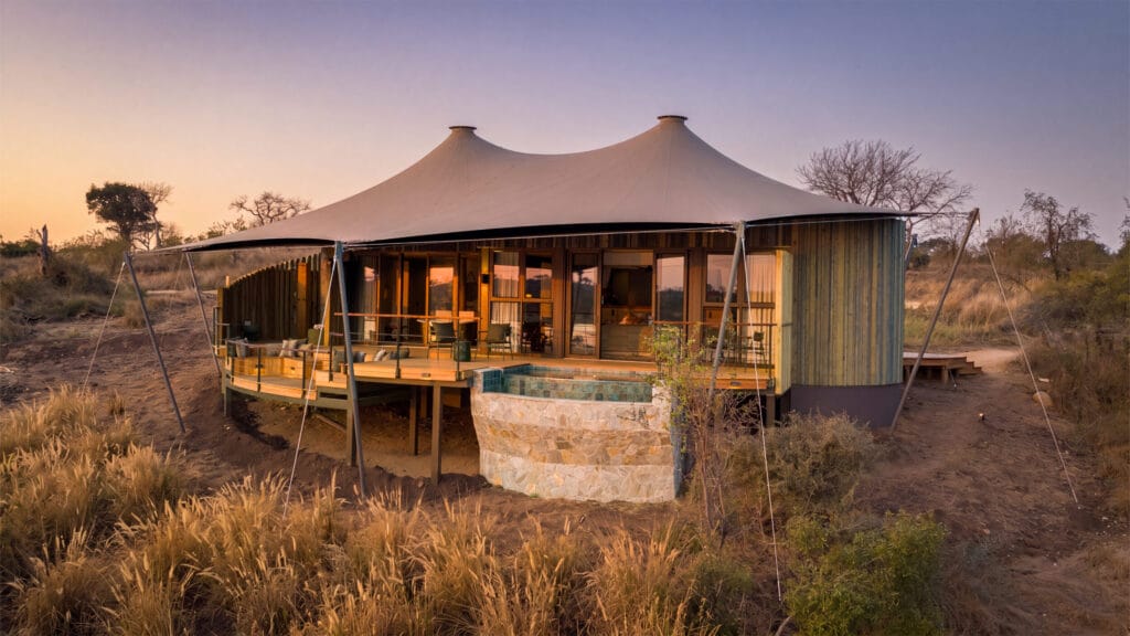 Suite interior at N'weti Camp, Sandringham Private Game Reserve, Sabi Sabi Collection