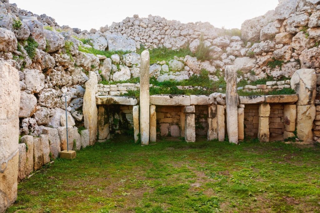 UNESCO World Heritage The Ġgantija archaeological site on the island of Gozo