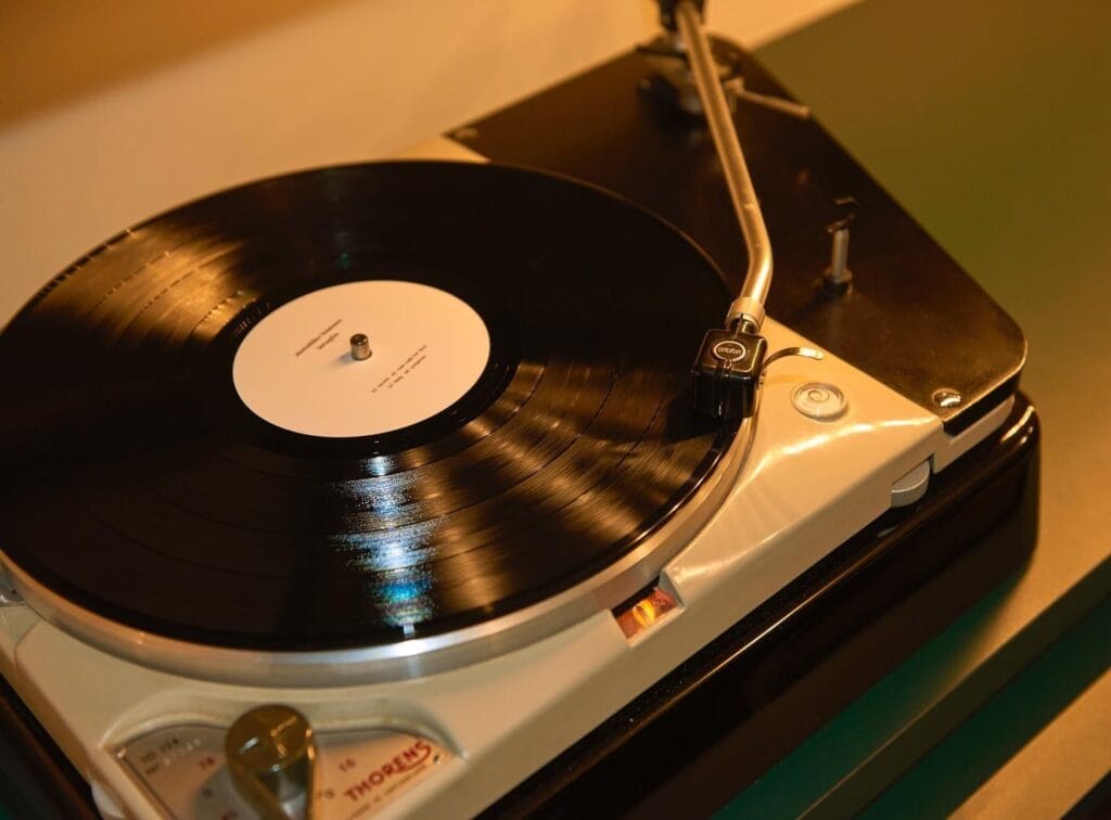 Vintage turntable