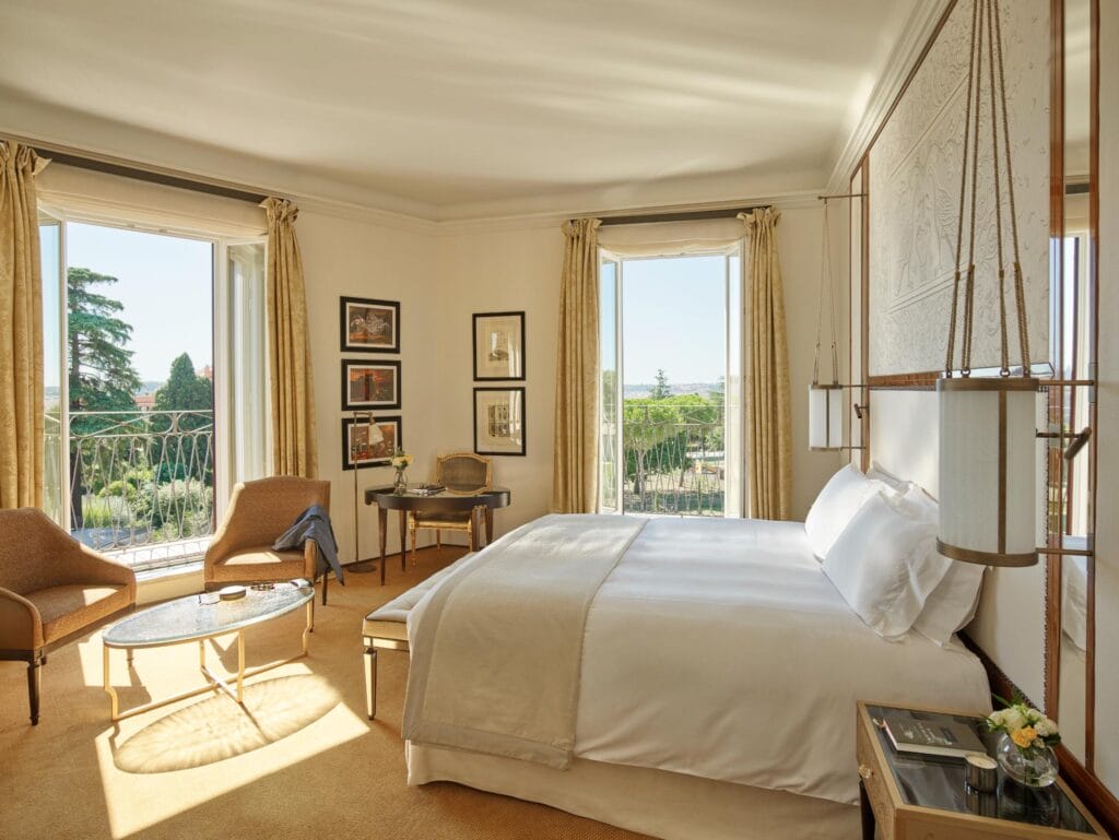 Junior suite with view at the Hotel Eden