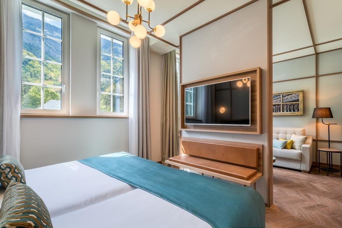 Room at Canfranc Estación, a Royal Hideaway Hotel