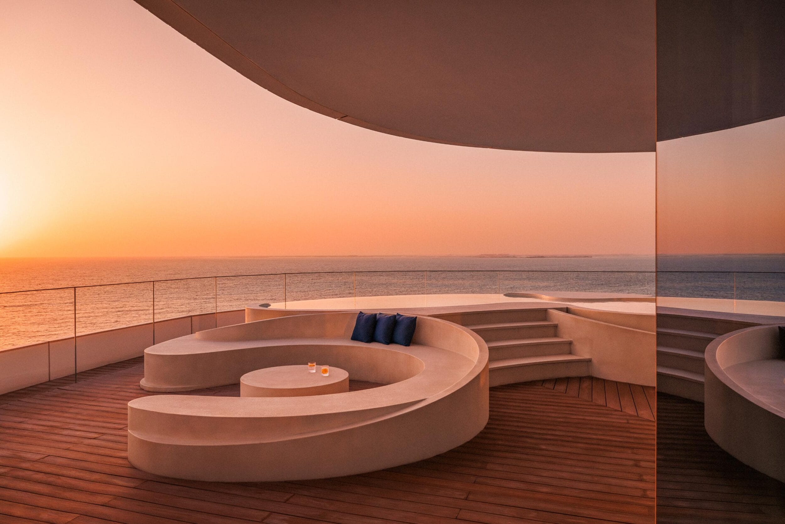 Suite views and private pools at Jumeirah Marsa Al Arab