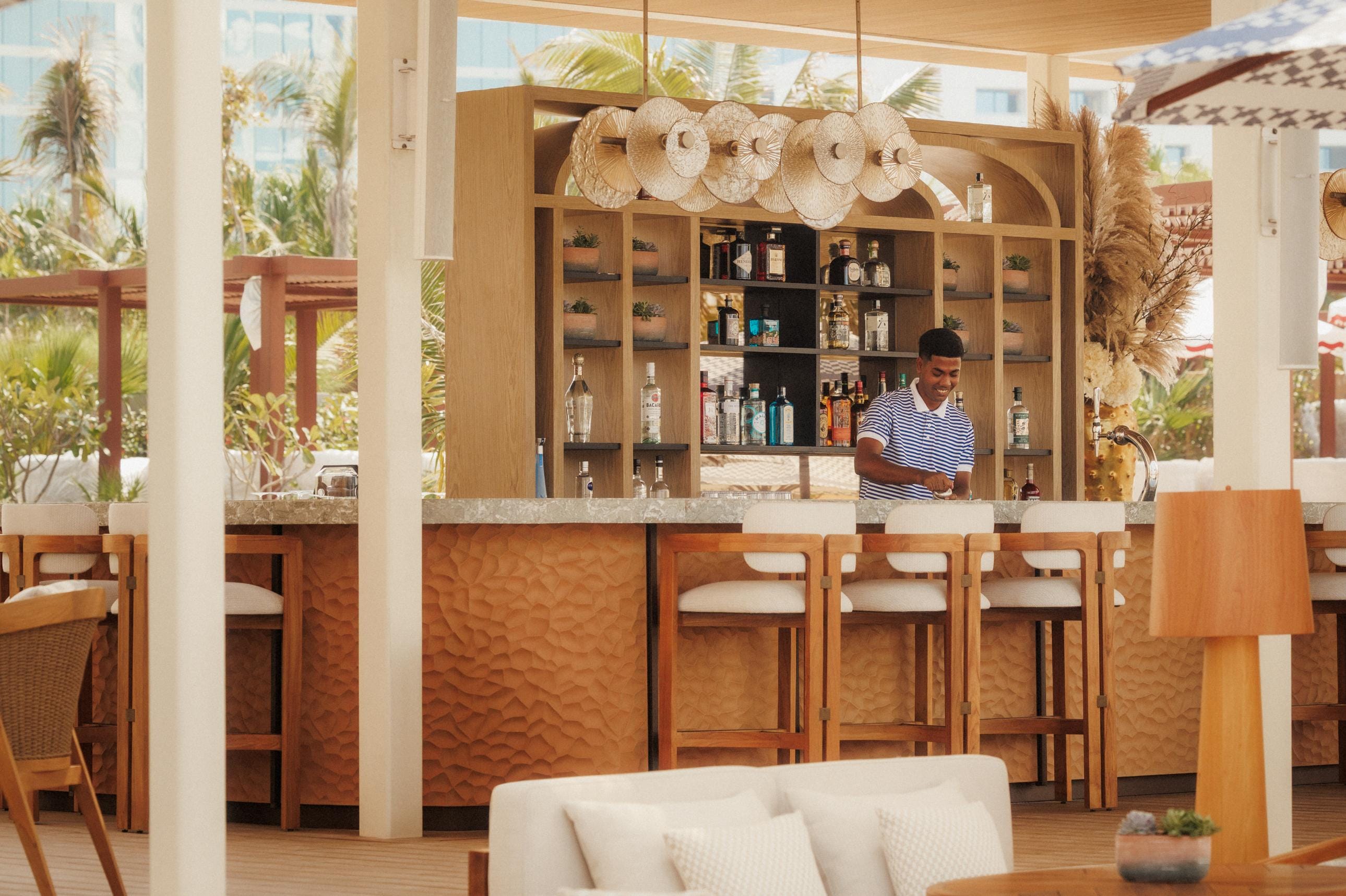Beach bar at the Jumeirah Marsa Al Arab