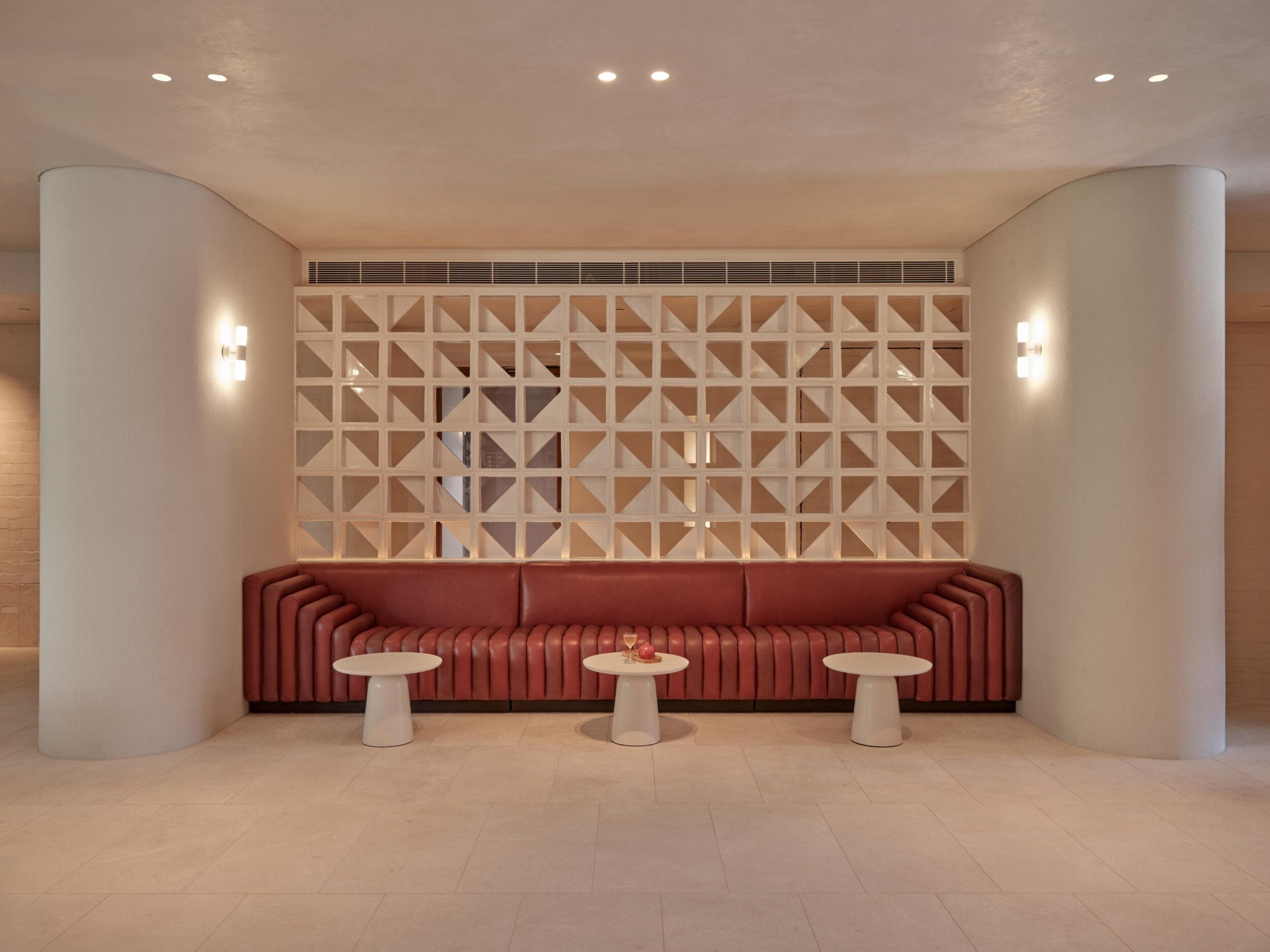 Lounge space inside The EVE Hotel Sydney
