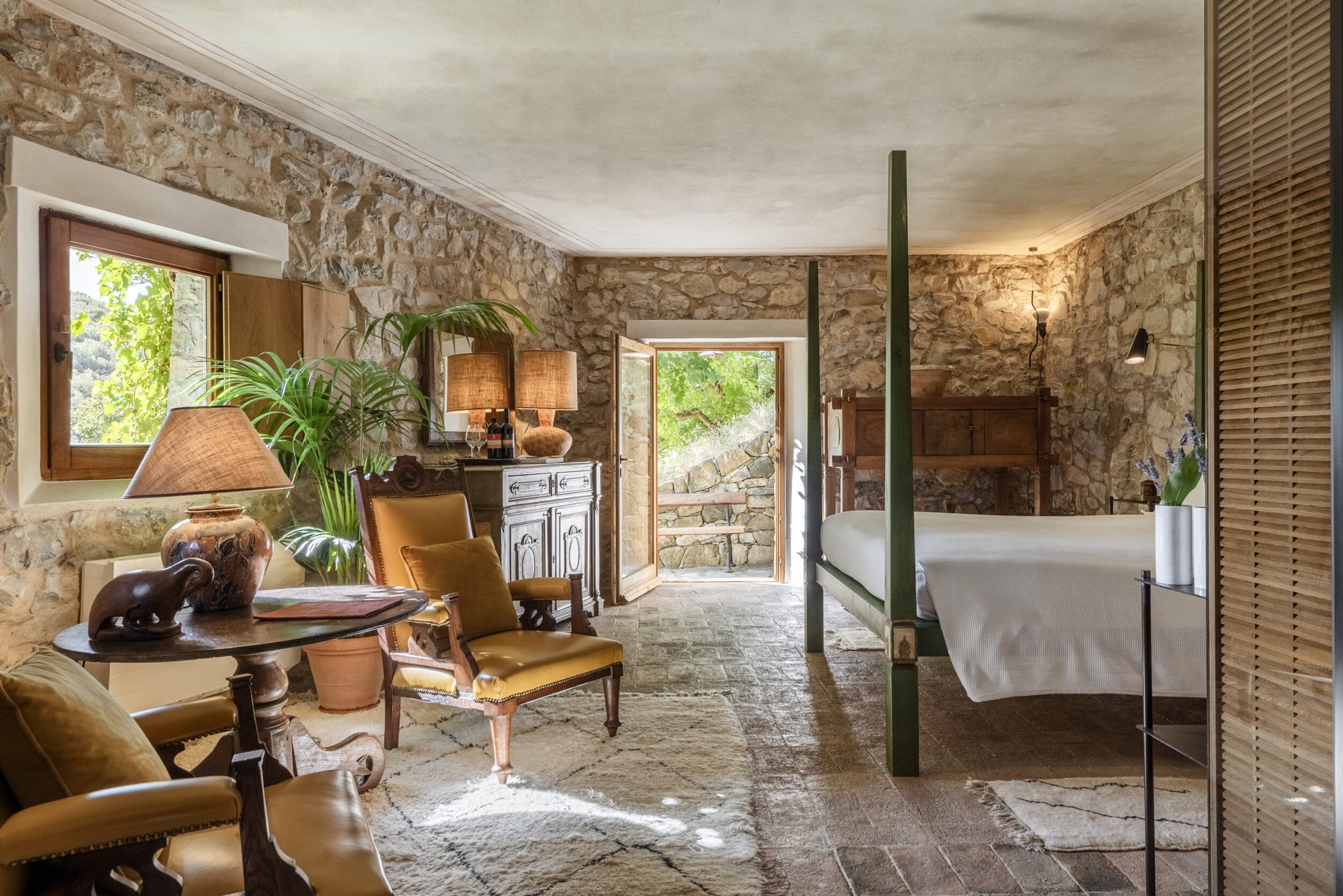 Suite Grotta at the Castello di Vicarello. Image credit: Matteo Serpi