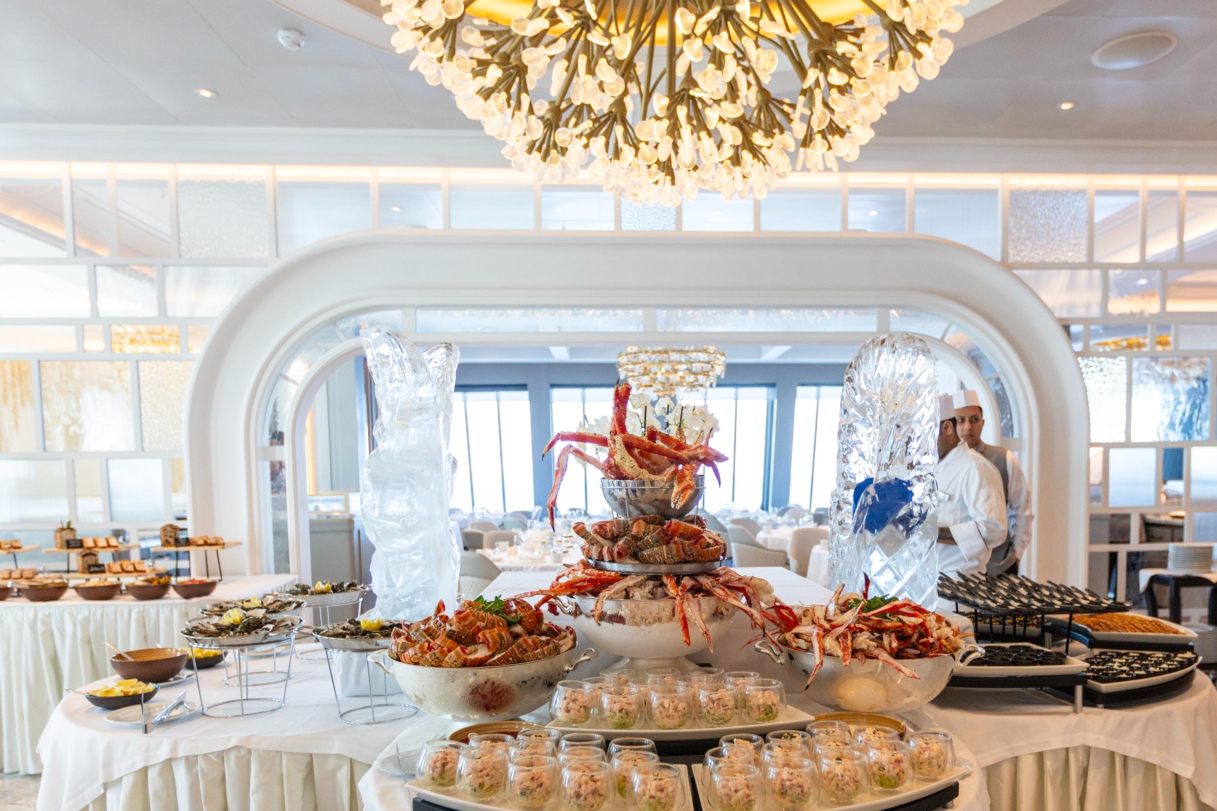 Oceania Cruises’ signature gala seafood brunch