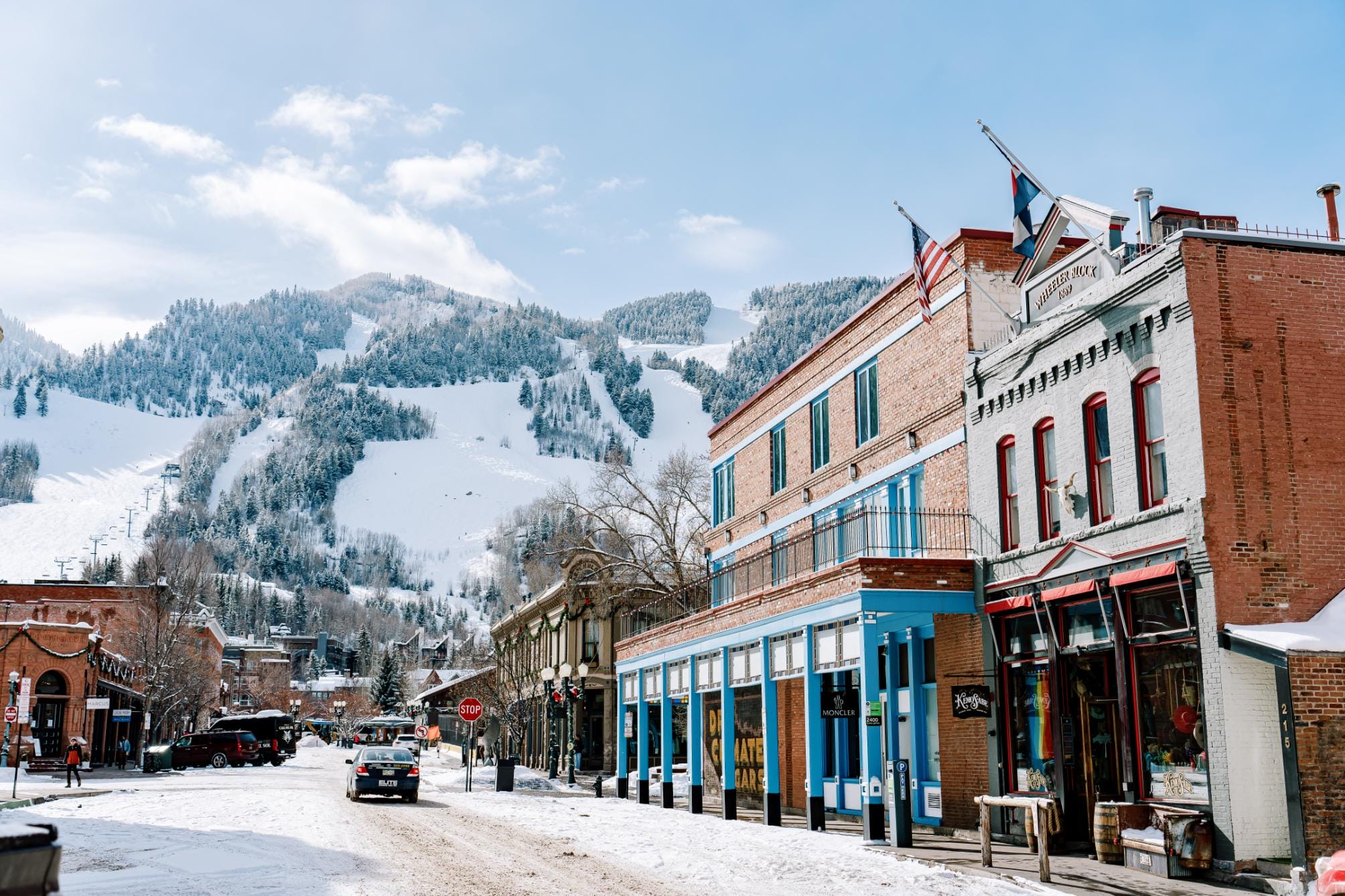 A 19th Century mining town beside a stunning ski mountain