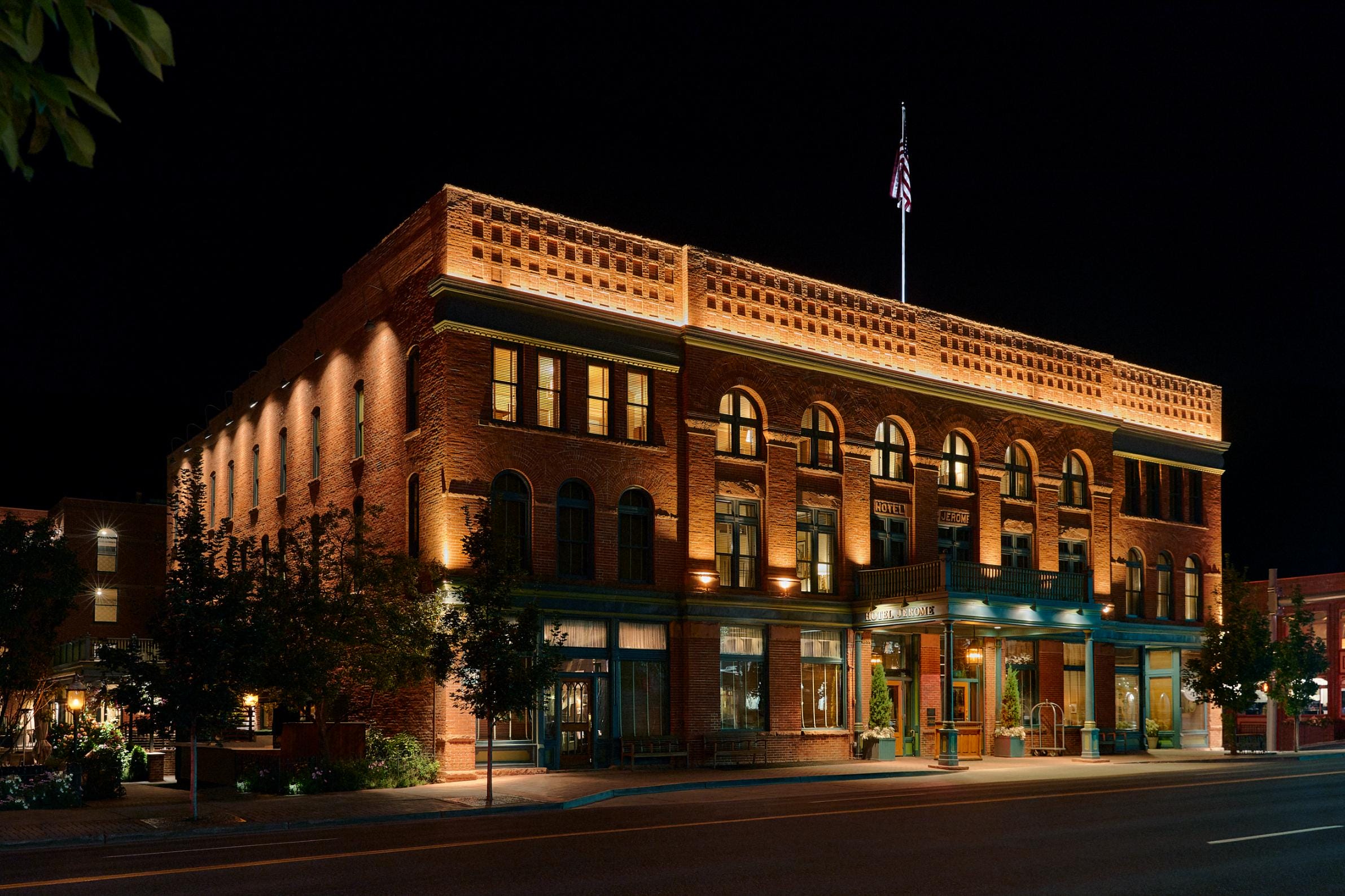 The historic Hotel Jerome, Auberge Resorts Collection, located in the heart of downtown Aspen, Colorado
