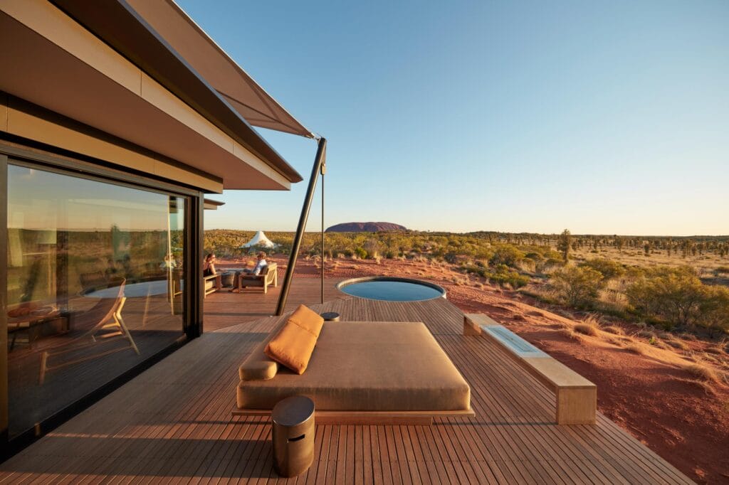 Longitude 131° pavilion deck