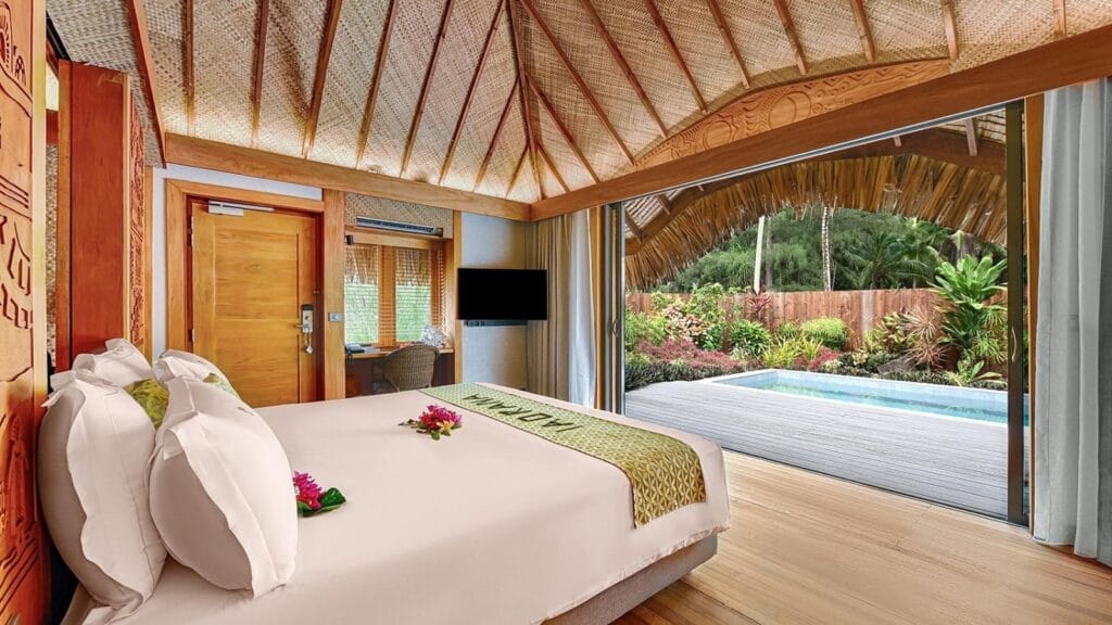 Garden Villa with Pool at Le Bora Bora by Pearl Resorts