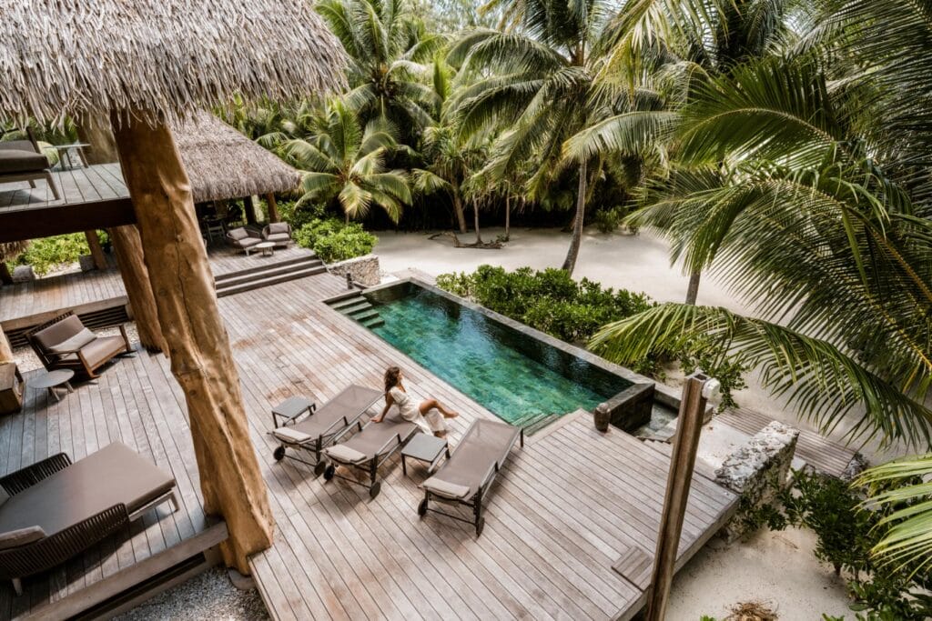 A private pool villa at The Brando